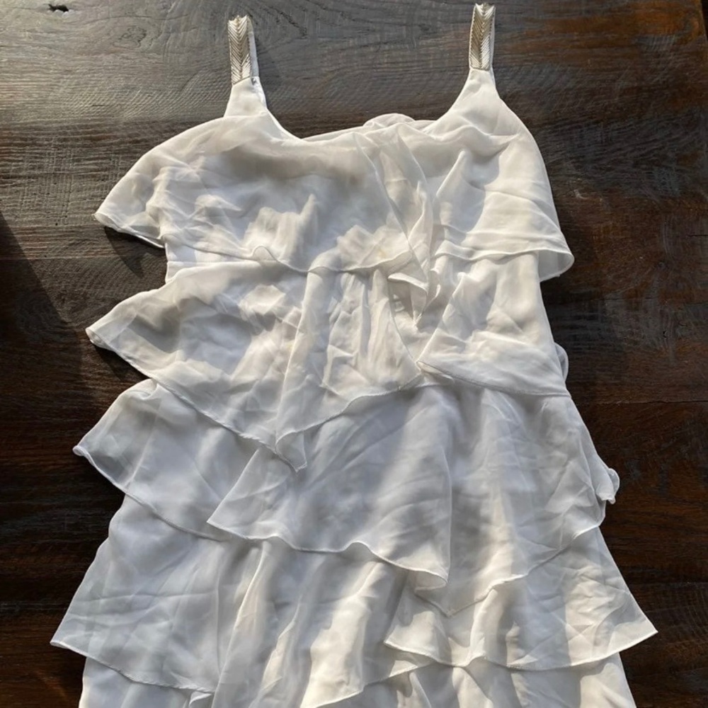Calvin Klein Ruffled Dress!